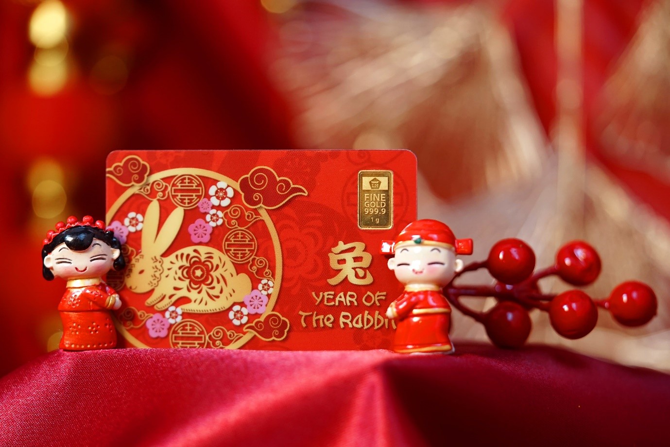 Gift Series Edisi Imlek Berat 1 Gram Foto: Antam