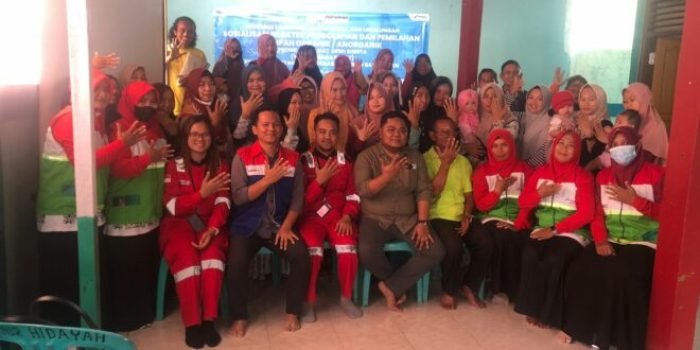 Pertamina Berbagi Pengetahuan Pengelolaan Sampah di Giri Mukti