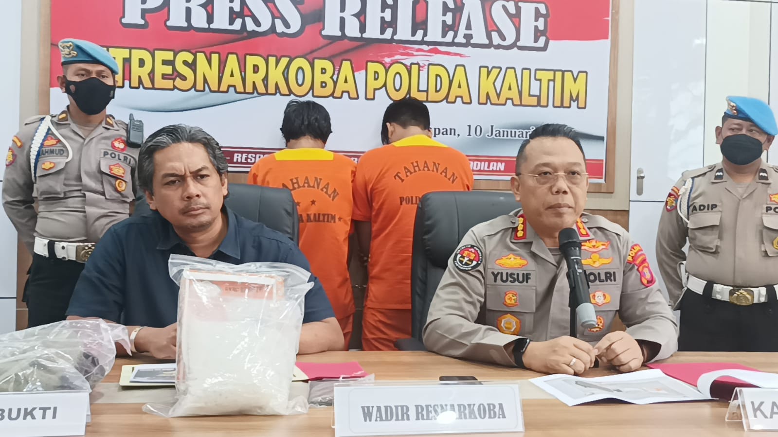 Coba Melarikan Diri Saat Penangkapan, Polda Kaltim Akan Lumpuhkan Pelaku Tindakan Narkoba