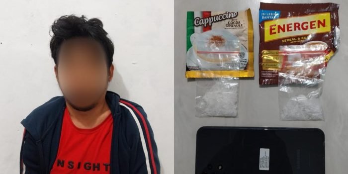 Ditresnarkoba Polda Kaltim Amankan Narkotika Jenis Sabu Seberat 10 Gram dari Seorang Pria
