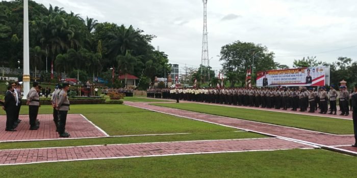 Kapolda Kaltim Pimpin Upacara HUT ke 42 Satpam