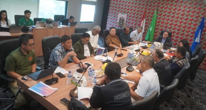 Rapat Exco PSSI memutuskan untuk menghentikan kelanjutan Kompetisi Liga 2 musim 2022/2023, Rapat yang berlangsung di kantor PSSI, GBK Arena, Kamis (12/1/2023). Foto: HO/pssi.org