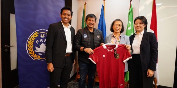 Chinese Football Association (CFA)  mengunjungi kantor Persatuan Sepak Bola Seluruh Indonesia (PSSI) di GBK Arena, Senayan, Jakarta, Sabtu (28/1/2023). Foto: HO/pssi.org.