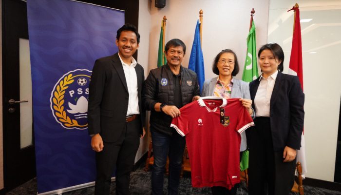 Chinese Football Association (CFA)  mengunjungi kantor Persatuan Sepak Bola Seluruh Indonesia (PSSI) di GBK Arena, Senayan, Jakarta, Sabtu (28/1/2023). Foto: HO/pssi.org.