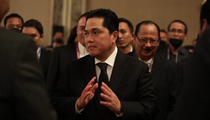 Erick Thohir secara resmi terpilih sebagai Ketua Umum Persatuan Sepak Bola Seluruh Indonesia (PSSI) periode 2023-2027. Foto: HO/pssi.org