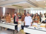 Rapat kerja bidang pengembangan ekonomi kreatif Kota Balikpapan, digelar di Hotel Max One Balikpapan, pada hari Kamis (16/2/2023). Foto: BorneoFlash.com/Niken Sulastri.