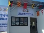 Peresmian Posko TNI Angkatan Laut (AL) Pengamanan Jalur Logistik Laut ke Ibu Kota Negara (IKN), di Dermaga Melawai Balikpapan, Jalan Yos Sudarso Kelurahan Prapatan, Kecamatan Balikpapan Kota, Selasa (21/2/2023). Foto: BorneoFlash.com/Niken Sulastri.