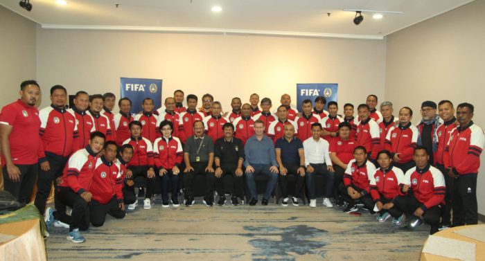 PSSI Resmi Menutup Workshop Direktur Teknik Asosiasi Provinsi (Asprov)  Kegiatan ini sudah berlangsung dari tanggal 7 hingga 9 Februari 2023 di Hotel Century, Jakarta. Foto: HO/pssi.org