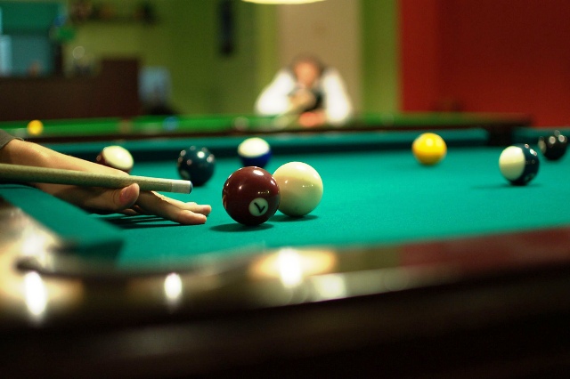 Ilustrasi, Arena bola sodok (billiard).