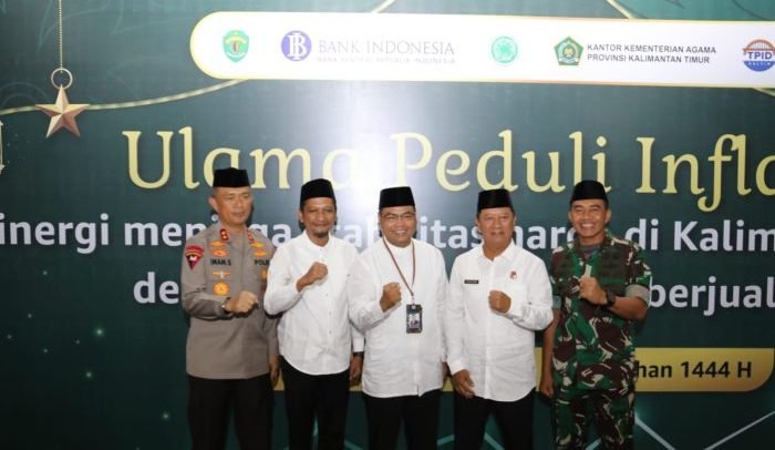 Kapolda Kaltim mendukung Program Ulama Peduli Inflasi, yang mana kini masyarakarat juga harus berbelanja bijak dan secukupnya. Foto: HO/Humas Polda Kaltim.