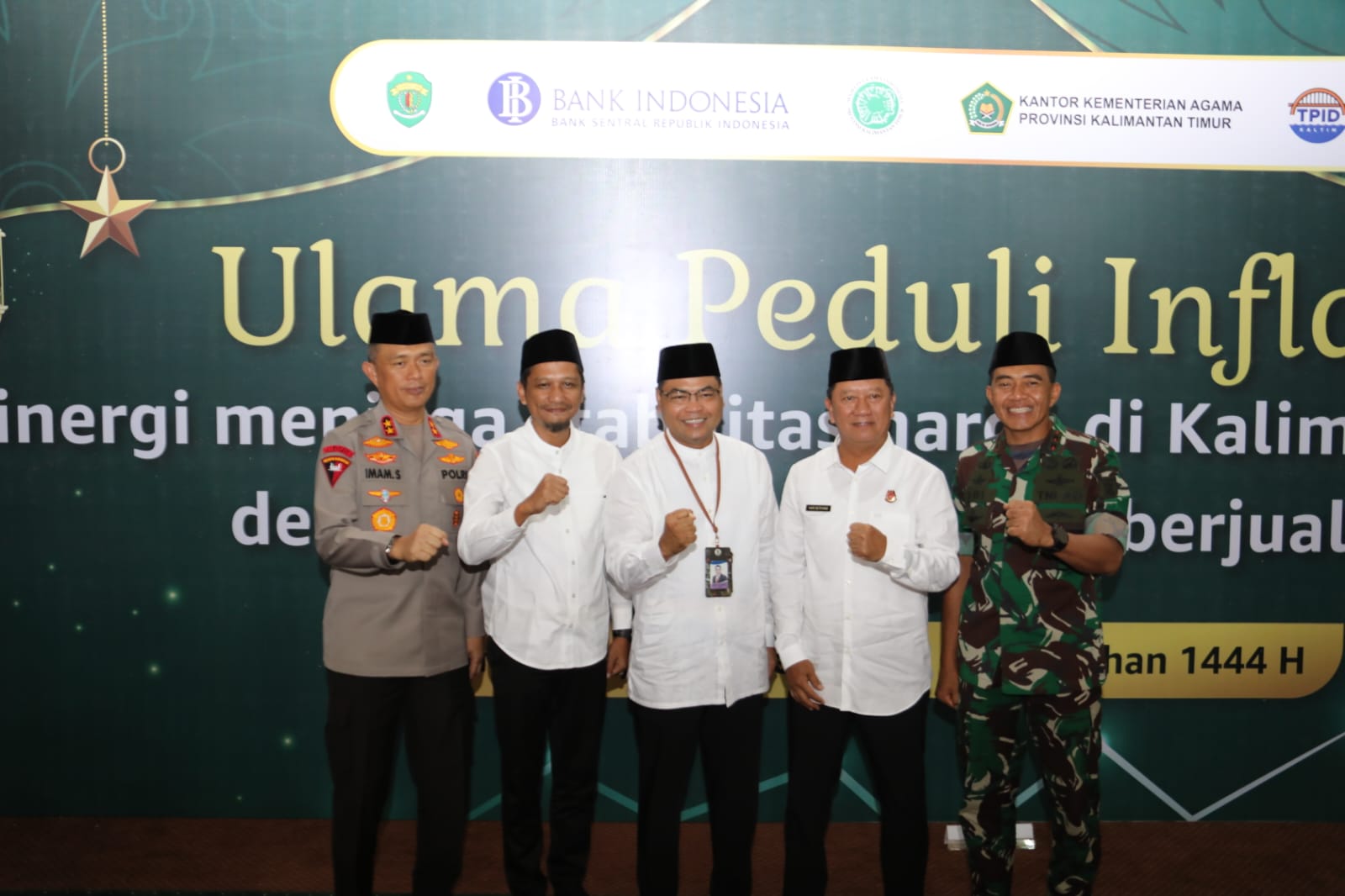 Kapolda Kaltim Hadiri Kegiatan Ulama Peduli Inflasi di Masjid Islamic Center Samarinda