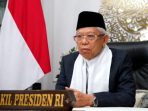 Wakil Presiden K.H. Ma'ruf Amin telah menyelesaikan laporan SPT Tahunannya untuk tahun 2022 melalui e-filing.(Foto: BPMI Setpres)