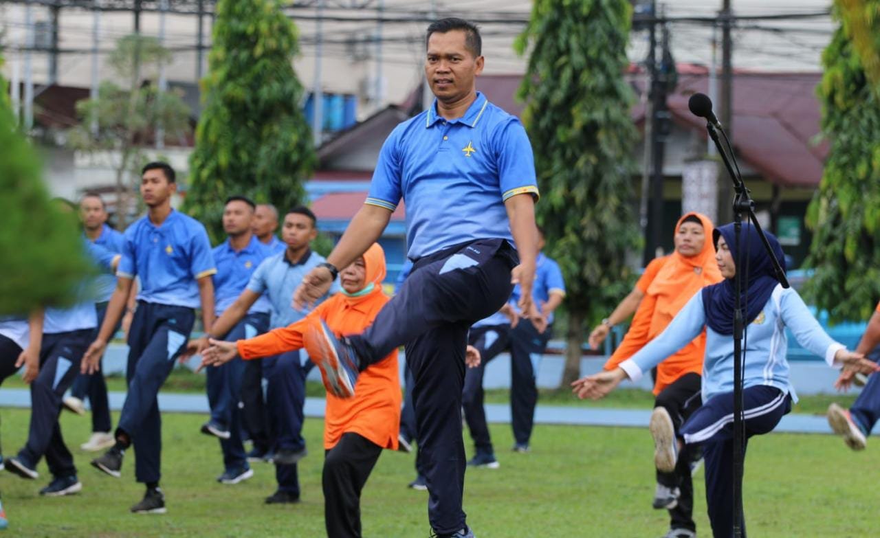 Lanud Dhomber Gelar Gathering Bersama Keluarga Besar dan Pers Balikpapan 