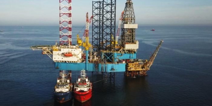 Kegiatan Pengeboran Offshore di South Mahakam. Foto: HO/PT PHM.