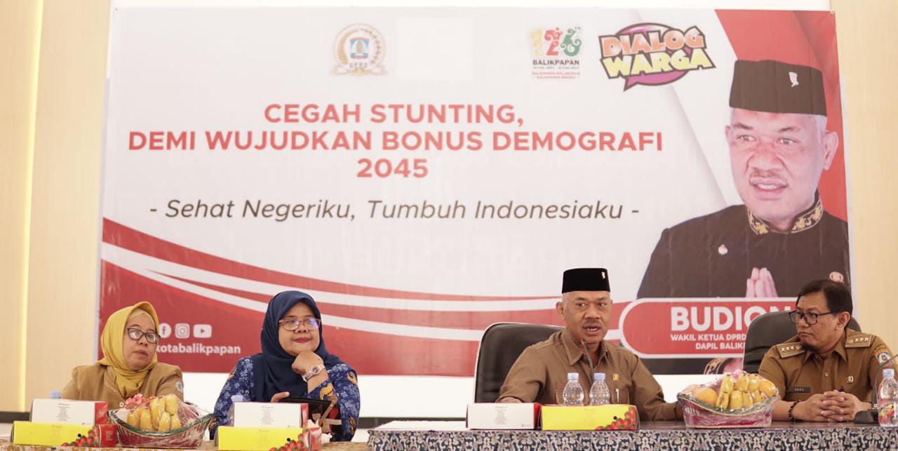 Budiono Fokus Penanganan Kasus Stunting di Kota Balikpapan dalam Dialog Warga 