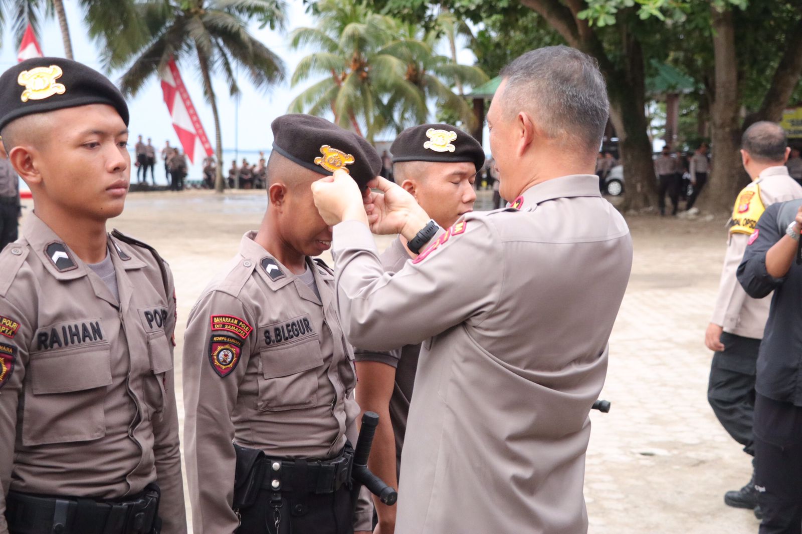 Upacara Penutupan Pembaretan Bintara Remaja Dit Samapta Polda Kaltim dan Syukuran HUT Korps Samapta Polri ke-71