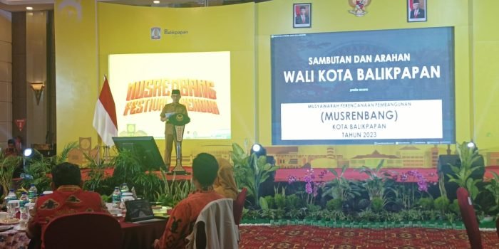 Wali Kota Balikpapan Sampaikan Sembilan Program Prioritas dan Capaiannya dalam Musrenbang 