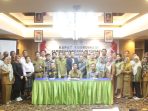 KPPU saat melaksanakan Rapat Koordinasi Kemitraan Usaha Peternakan Tahun 2023 bertempat di Hotel Blue Sky Kota Balikpapan.(Foto:BorneoFlash.com/ist).
