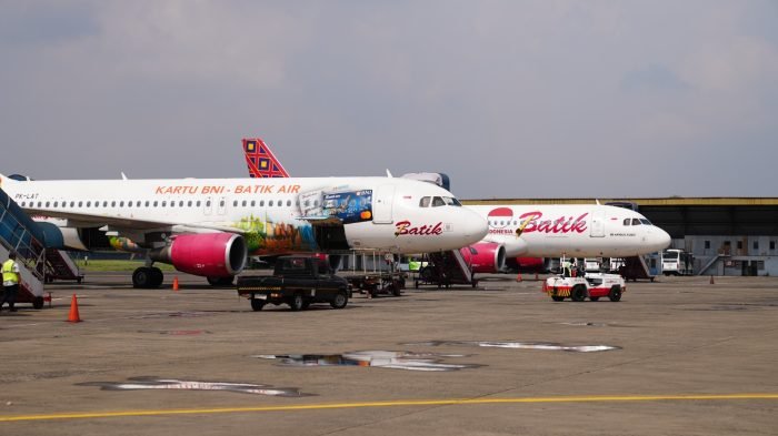 Pesawat Batik Air Airbus 320. Foto: HO.