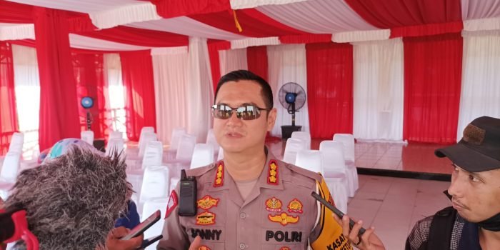 Dirlantas Polda Kaltim, Kombes Pol Sonny Irawan, seusai apel gelar pasukan operasi ketupat Tahun 2023 di gelar di Mako Brimob Polda Kaltim, pada hari Senin (17/4/2023). Foto: BorneoFlash.com/Niken Sulastri.