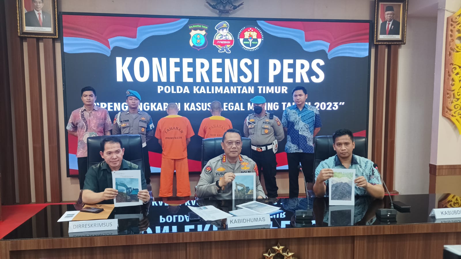 Hasil Tambang Belum Dijual, Polda Kaltim Tangkap Dua Pelaku 