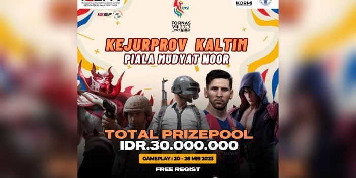 Link Pendaftaran Seleksi 4 Nomor Cabang Kejurprov Kaltim Menuju Fornas VII 2023 Jawa Barat