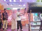 Wali Kota Balikpapan H Rahmad Mas'ud saat membuka Ramadan Creative Market, pada hari Jumat - Minggu (7-9/4/2023), di Halaman Gedung Parkir Klandasan Jl Jendral Sudirman. Foto: Niken/BorneoFlash.com