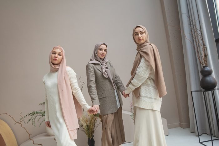 tampilan hijab yang cantik dan nyaman Foto:Freepik