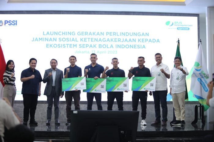 Kerjasama ini diwujudkan lewat penyerahan kartu kepesertaan oleh Direktur Utama BPJS Ketenagakerjaan Anggoro Eko Cahyo bersama Ketua Umum PSSI Erick Thohir kepada perwakilan wasit yang secara keseluruhan berjumlah 353 orang. 