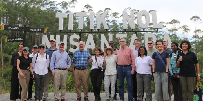 Kunjungan Delegasi anggota Kongres Amerika Serikat ke BOSF Samboja, Kalimantan Timur, pada Kamis (13/4/2023). Foto: HO/Humas Polda Kaltim.