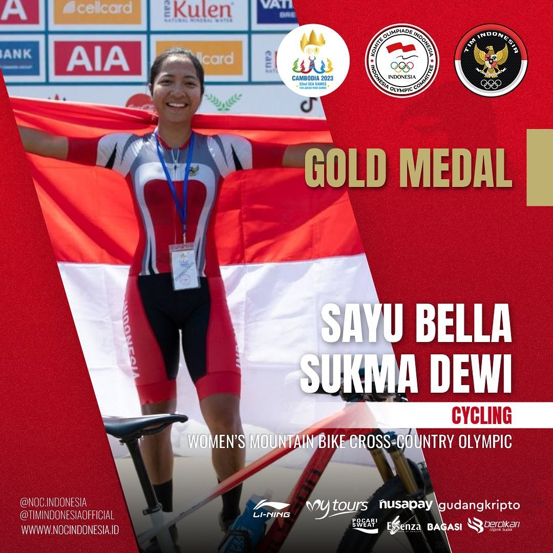 Sayu Bella Sukma Dewi Peraih Medali Emas Pada Sea Games 2023 Kamboja. foto: Instagram/Tim Nasional indonesia