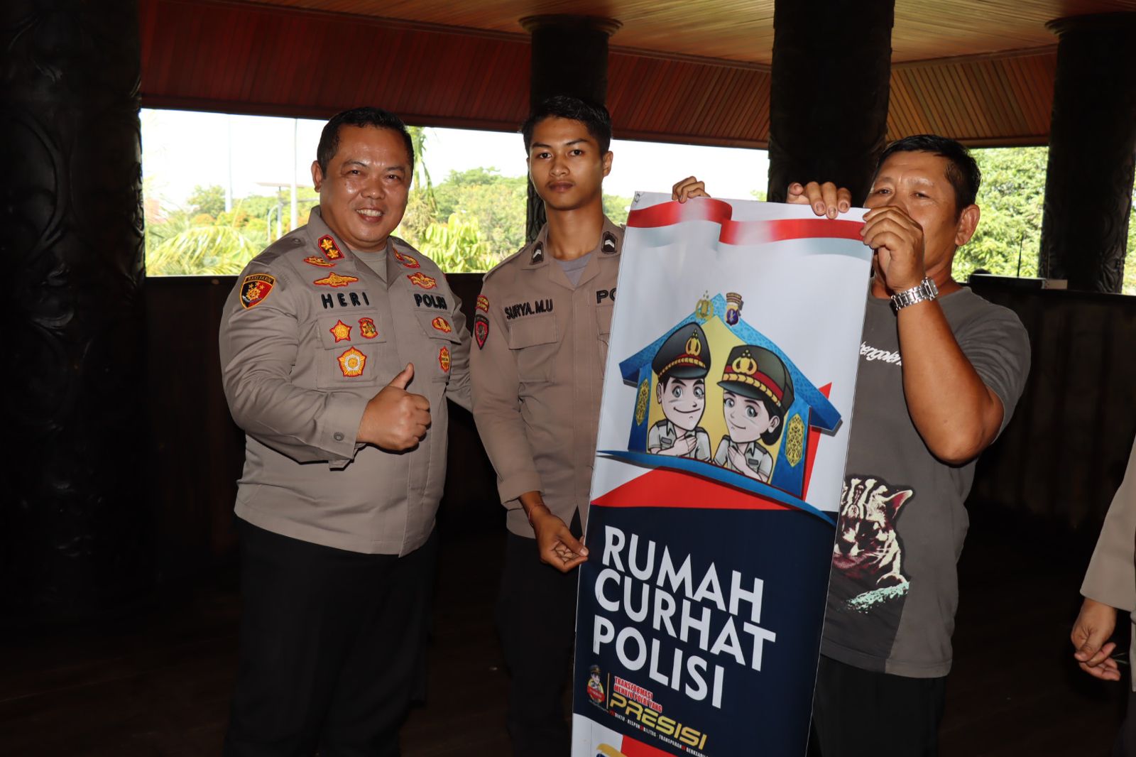 Tingkatkan Kepercayaan Masyarakat Kepada Polisi, Kapolres Kubar Launching Program Polisi Rumah Curhat