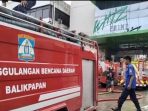 Kebakaran Hotel Whiz Prime Balikpapan pada hari Selasa (16/5/2023). Foto: BorneoFlash.com/Ist.