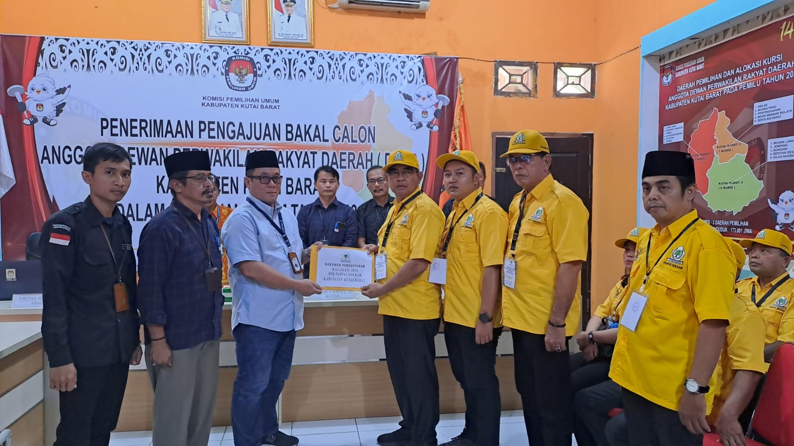 Golkar Kubar Daftarkan Bacaleg Pemilu 2024, Optimis Target 7 Kursi DPRD