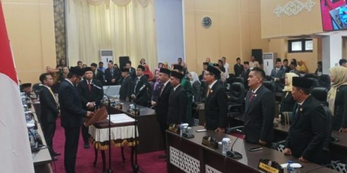 Dewan Gelar Rapat Paripurna, Pengangkatan PAW Slamet Iman Santoso dan Asep Ahmad Sapturi Sebagai Anggota DPRD 