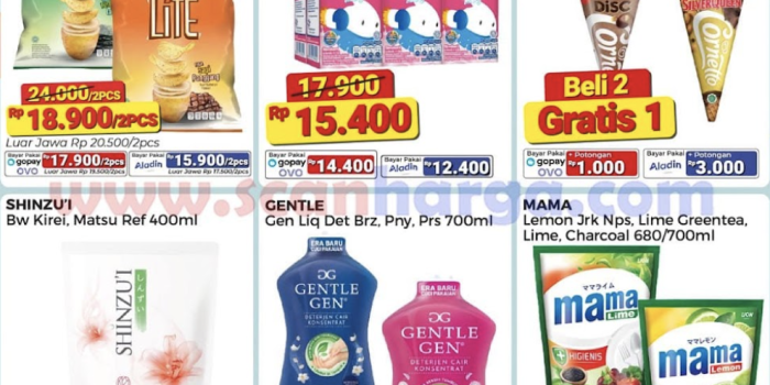 Promo Alfamart 23 Mei 2023: Dengan Gopay Beragam Produk Diskon Camilan dan Gratis