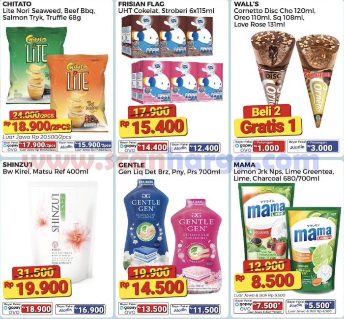 Promo Alfamart 23 Mei 2023: Dengan Gopay Beragam Produk Diskon Camilan dan Promo Gratis