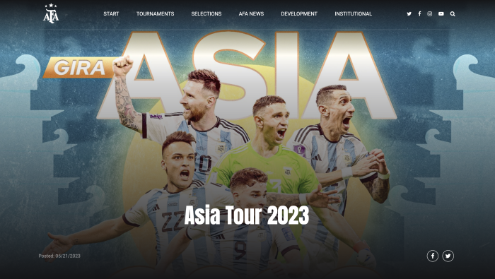 Fifa Matchday 2023: La Albiceleste Umumkan Laga Kontra Timnas Indonesia di Jakarta Foto: AFA Official