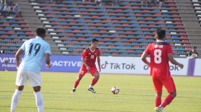 Tim U-22 Indonesia kembali sukses meraih kemenangan seusai menaklukkan Myanmar dengan skor telak 5-0 di Stadion National Olimpiade Phnom Penh, Kamboja, Kamis (4/5/2023). Foto: HO/pssi.org.