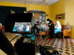Proses pembuatan film pendek berjudul "Kepohonan" karya para pelajar SMAN 1 Bontang yang berhasil merebut juara 1 dalam ajang FLS2N sangat menarik. Foto: Ist/BorneoFlash.com