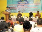 Bupati Mahakam Ulu (Mahulu) Bonifasius Belawan Geh membuka secara resmi Bimbingan Teknis (Bimtek) Sistem Informasi Statistik Sektoral Mahulu Terintegrasi (SISMUT), pada Kamis 11 Mei 2023 lalu, di Logistik Poin Pemerintah Kabupaten (Pemkab) Mahulu. Foto: BorneoFlash.com/Prokopimda
