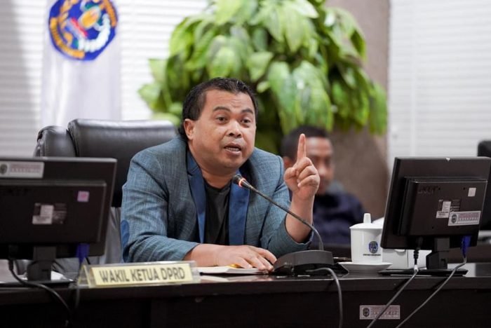 Wakil Ketua DPRD Bontang, Agus Haris. FOTO: BorneoFlash.com/Ardiansyah.
