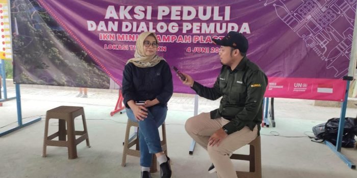 Aksi Peduli dan Dialog Pemuda di kawasan Ibu Kota Nusantara (IKN). Foto: BorneoFlash.com/Ist.
