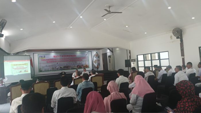 FKUB Kota Balikpapan menggelar Rapat Koordinasi bersama Camat dan Lurah Se Kota Balikpapan, di Aula Rumah Jabatan Wakil Wali Kota Balikpapan, Rabu (14/6/2023). Foto: BorneoFlash.com/Niken Sulastri.