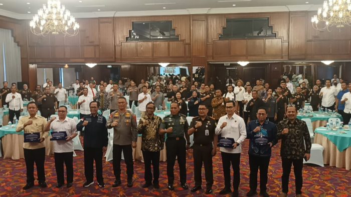 Forum Koordinasi Sentra Gakkumdu, di Ballroom Hotel Grand Senyiur, pada hari Selasa (20/6/2023). Foto: BorneoFlash.com/Niken Sulastri.