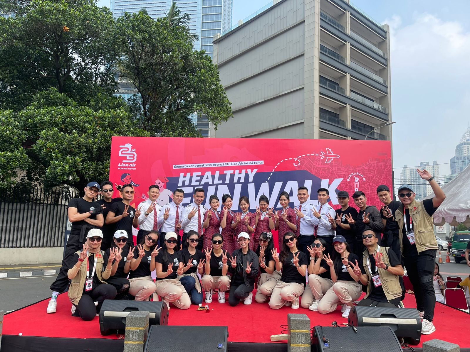 Lion Air Ajak Masyarakat Bergerak Bersama dalam Fun Walk Seru di Jakarta saat Car Free Day