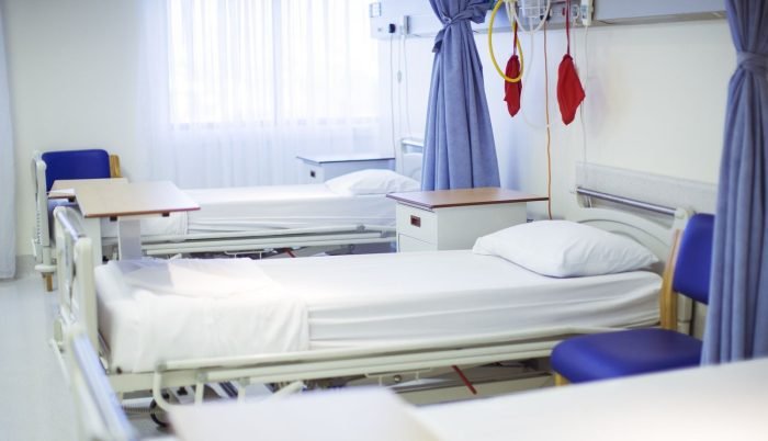 Ilustrasi ruangan rawat inap rumah sakit.