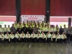 Pelatihan Diksar Satpam Tingkat Gada Pratama ke-7 yang diselenggarakan PT Kubar Outsource Global (PT.KOG) tahun 2023 resmi ditutup di Lamin Melayu Taman Budaya Sendawar (TBS) Sendawar, Sabtu (24/6/2023). Foto: BorneoFlash.com/Ist.