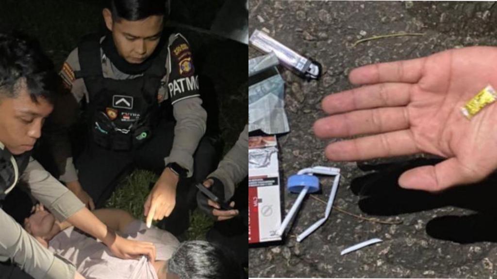 Transaksi Sabu di Kawasan Kantor DPRD, Seorang Pemuda Diciduk Tim Patroli Sat Samapta Polres Kubar