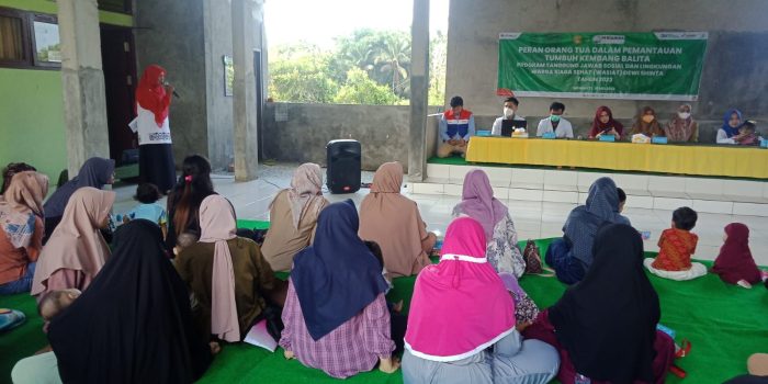Pertamina melalui PT Kilang Pertamina Internasional (KPI) Unit Balikpapan bersama kelompok binaan Warga Siaga Sehat (WASIAT) Dewi Shinta menggelar Kelas Ibu dan Balita di Desa Girimukti, Penajam Paser Utara, Selasa (30/5/2023). Foto: HO/KPI Unit Balikpapan.